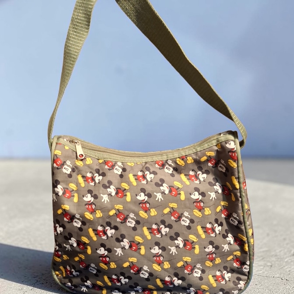 Disney Mickey Mouse Nylon Lightweight Travel Printed Shoulder Bag